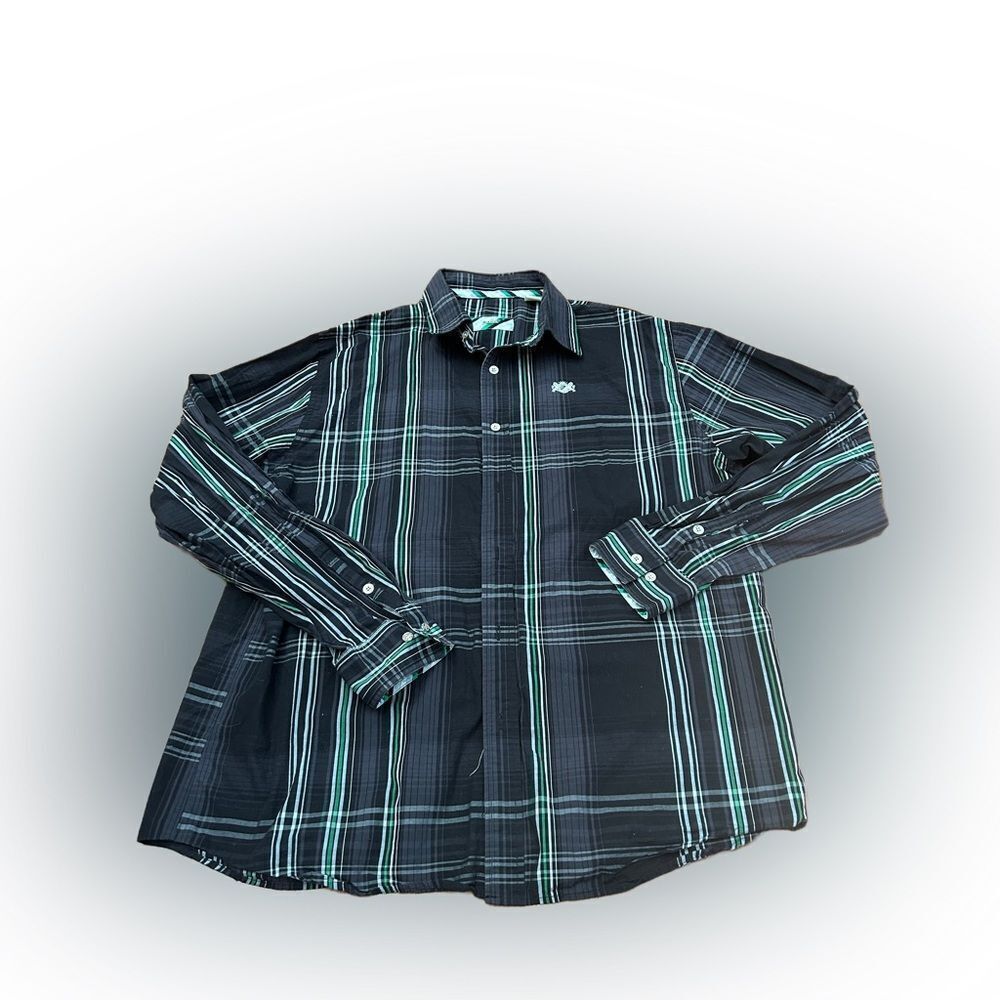 Pelle Pelle Plaid Button Up Shirt